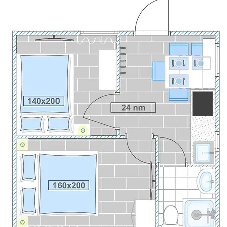 Дом отдыха Topart Apartman B Little House Балатонфеньвеш